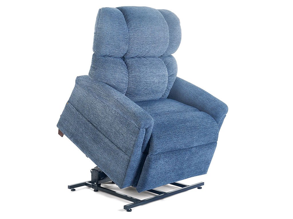 You should rent a Golden PR535MXW Comforter with MaxiComfort if you want extra width for your lift chair recliner