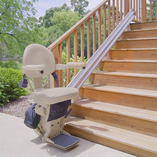 Mesa outdoor stairway staircase chair stairlift glide