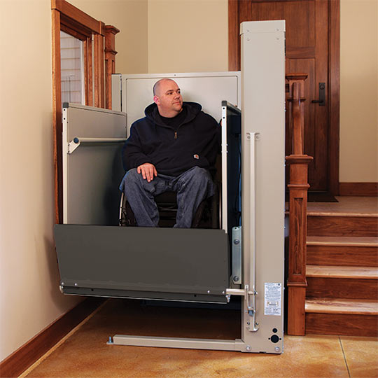Mesa mobile home vpl vertical platform lift porchlift for wheelchairs elevators