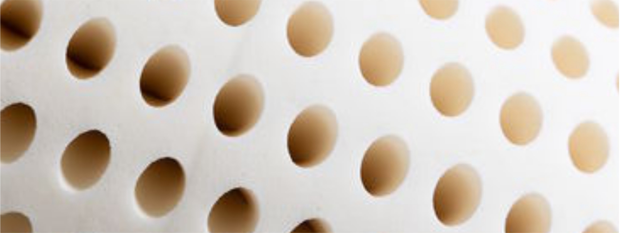 Natural mattress made from organic Talalay latex
