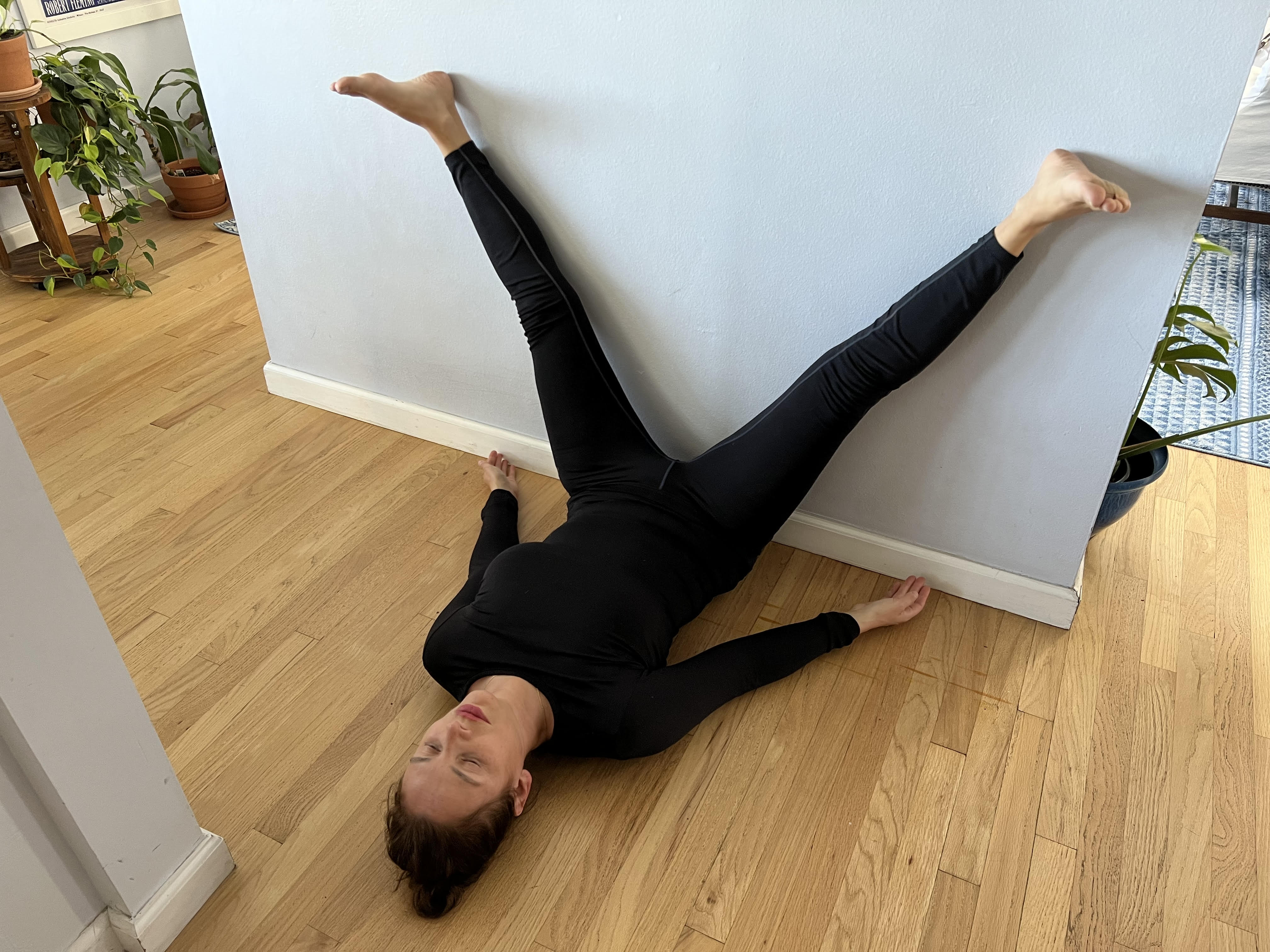 Morning back re-set yoga position
