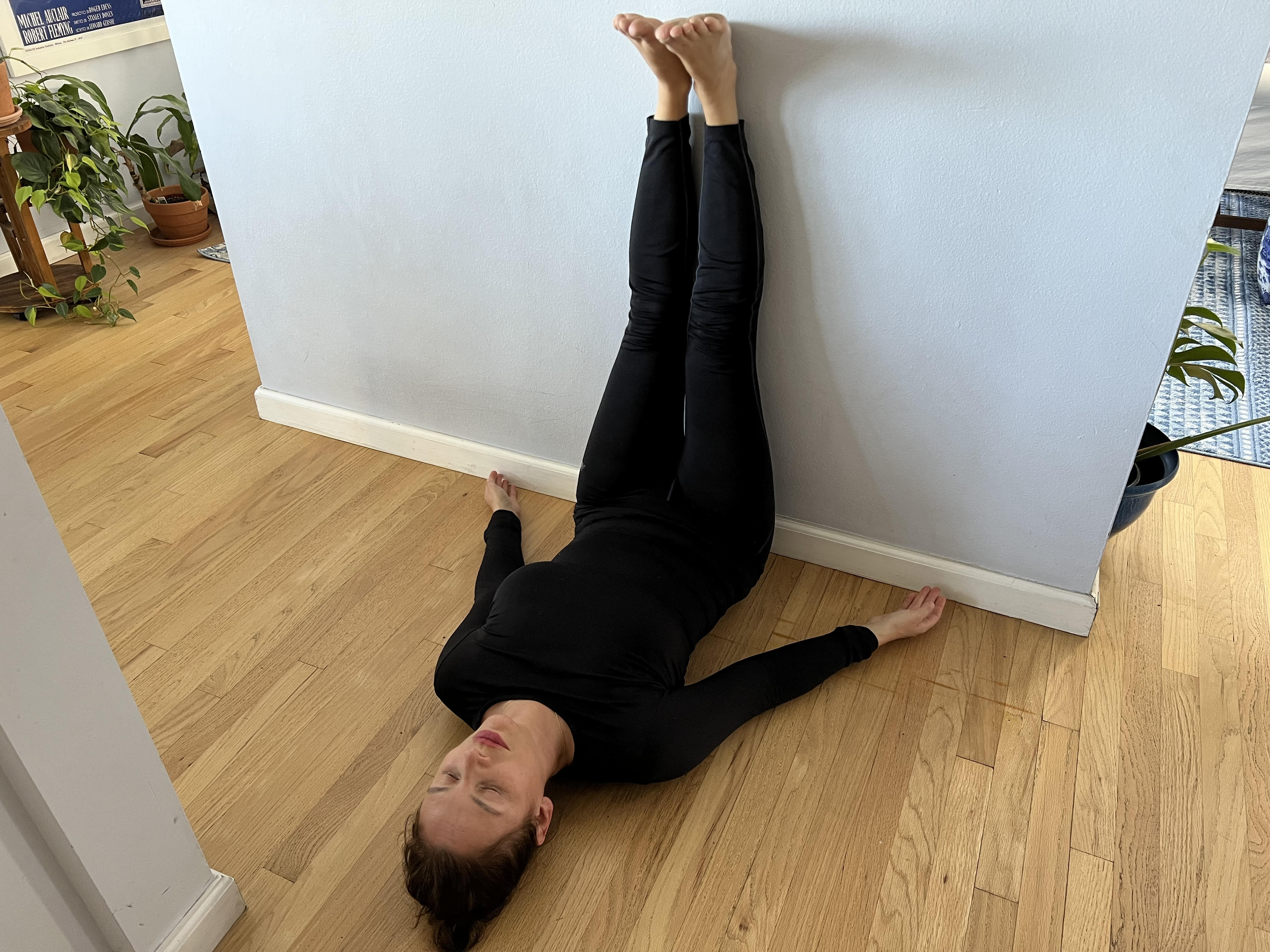 Yoga position for neck and upper back relief